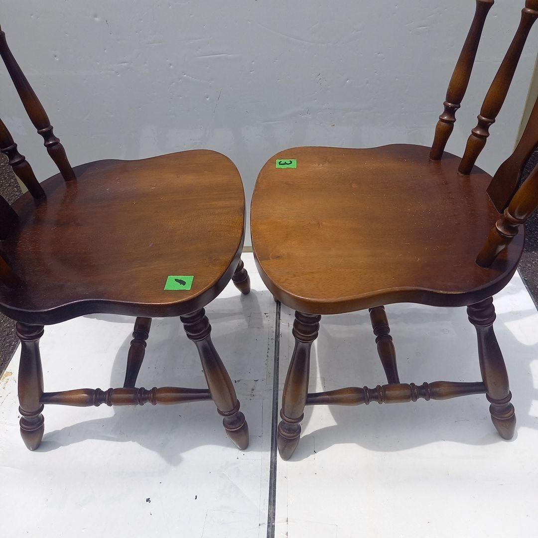 キツツキ　飛騨産業　ダイニングチェア2脚セット