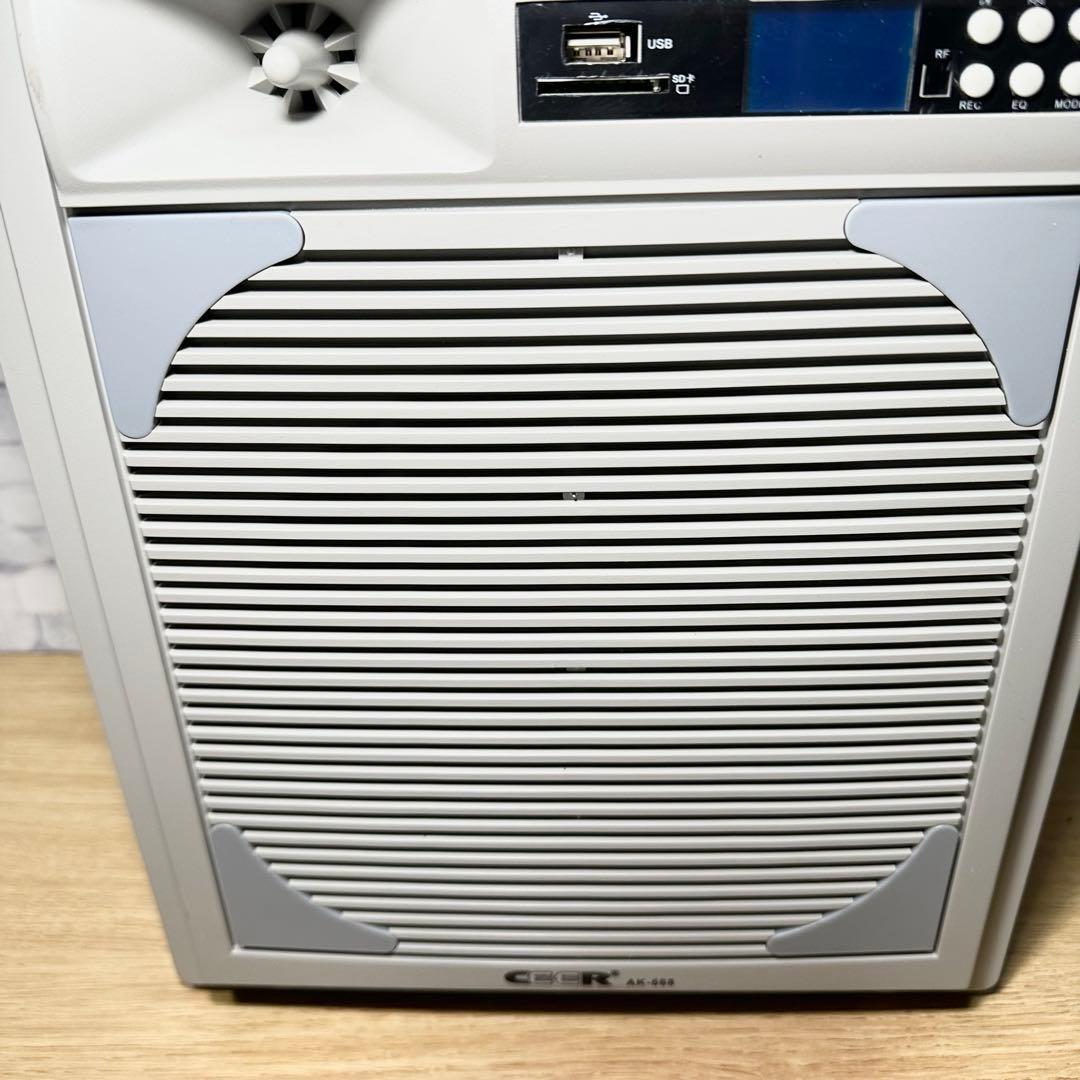 CEER AK-668 ワイヤレスアンプ ポータブルアンプ セット 動作確認済