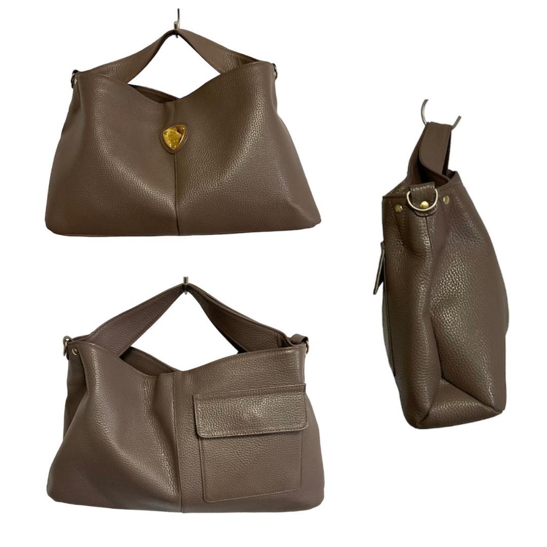 ATAO アタオ ショルダーバッグ 限定カラー elvy 3way レザーシボ革