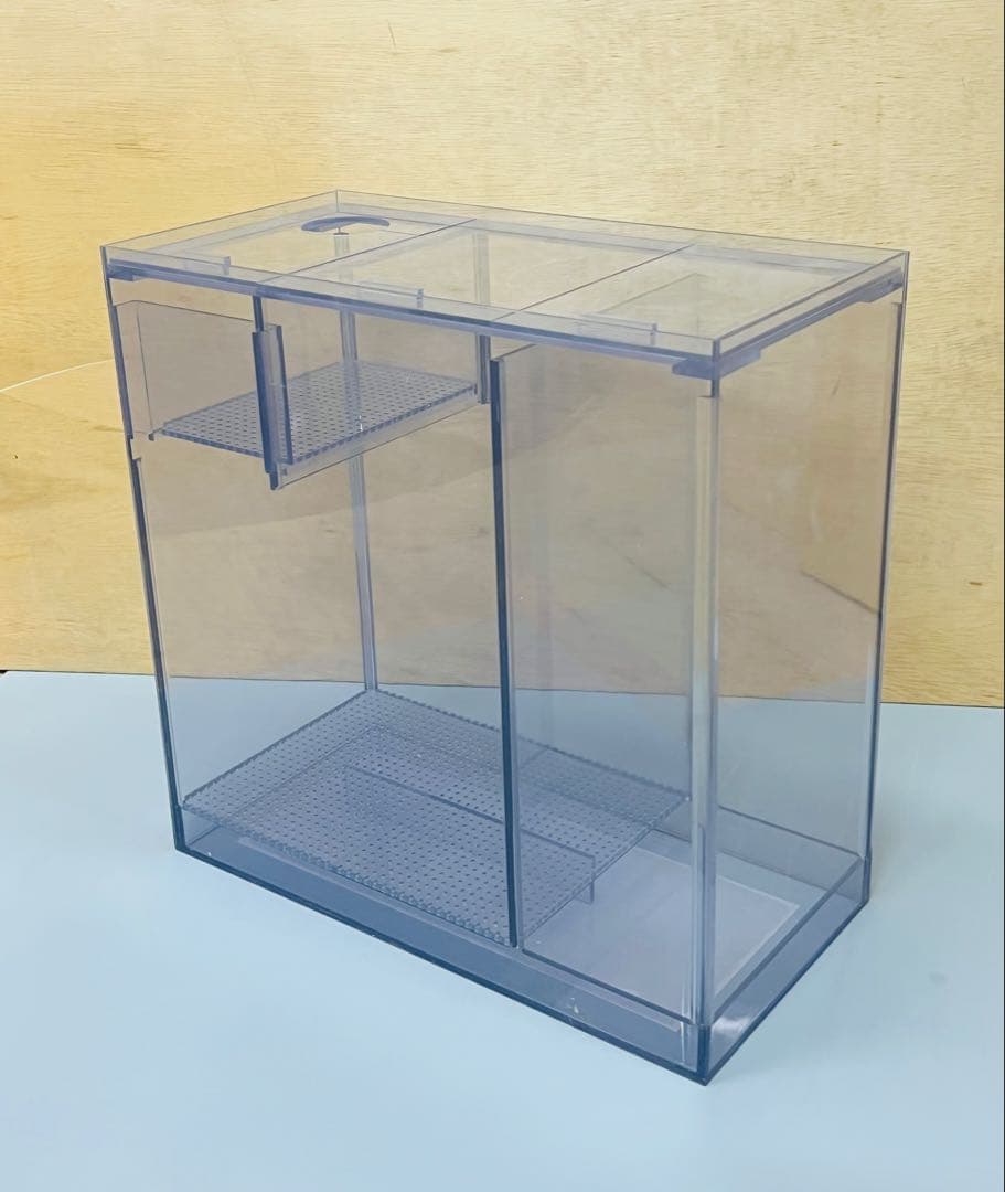 600×300×360オールガラスオーバーフロー水槽　クリア/ホワイト