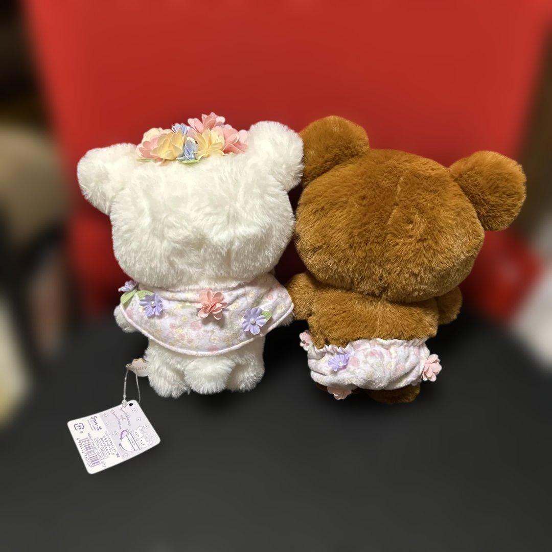 レア！コリラックマ &チャイロイコグマ　フラワーティータイムポージングぬいぐるみ