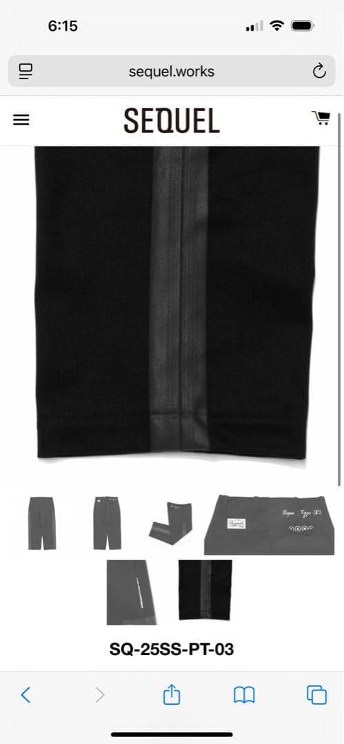 SEQUEL TYPE-XF SQ-25SS-PT-03 シークエル 藤原ヒロシ