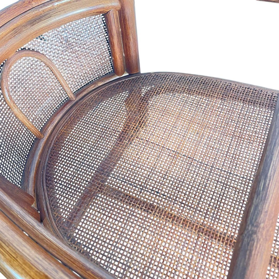 HR426 【レアデザイン】籐　ラタン　サイドテーブル　センターテーブル