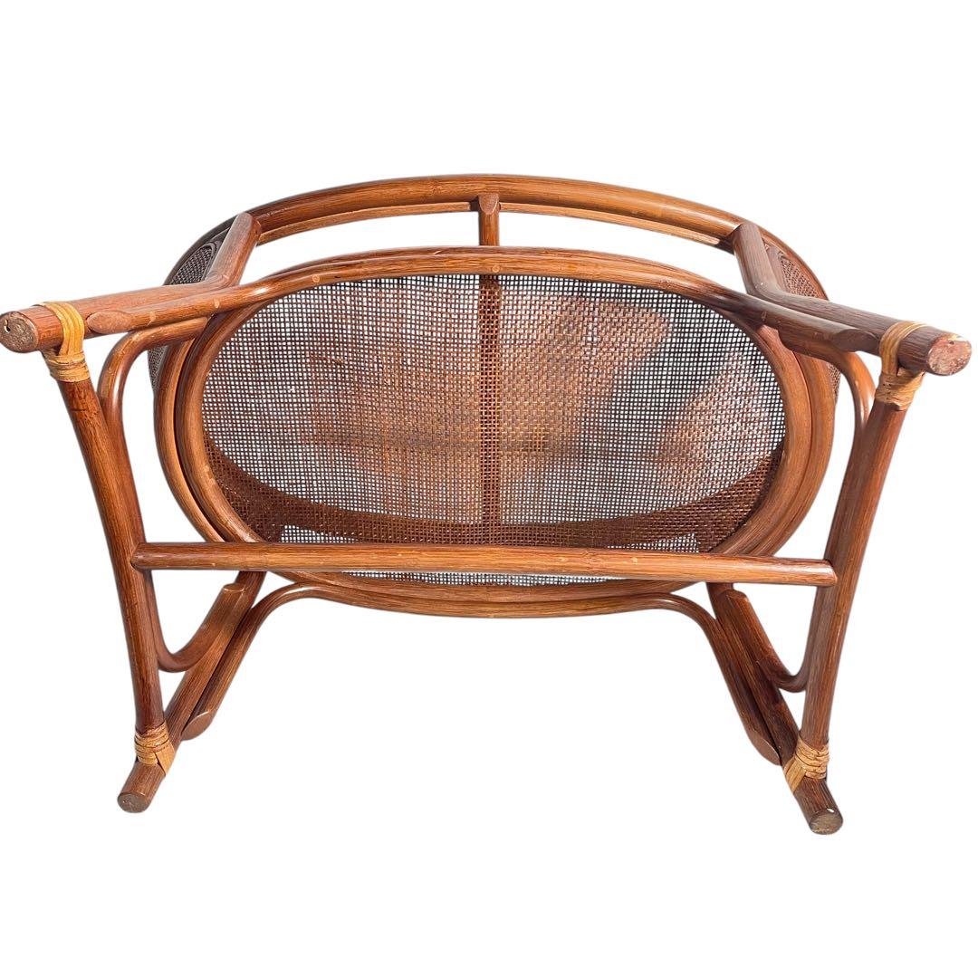 HR426 【レアデザイン】籐　ラタン　サイドテーブル　センターテーブル