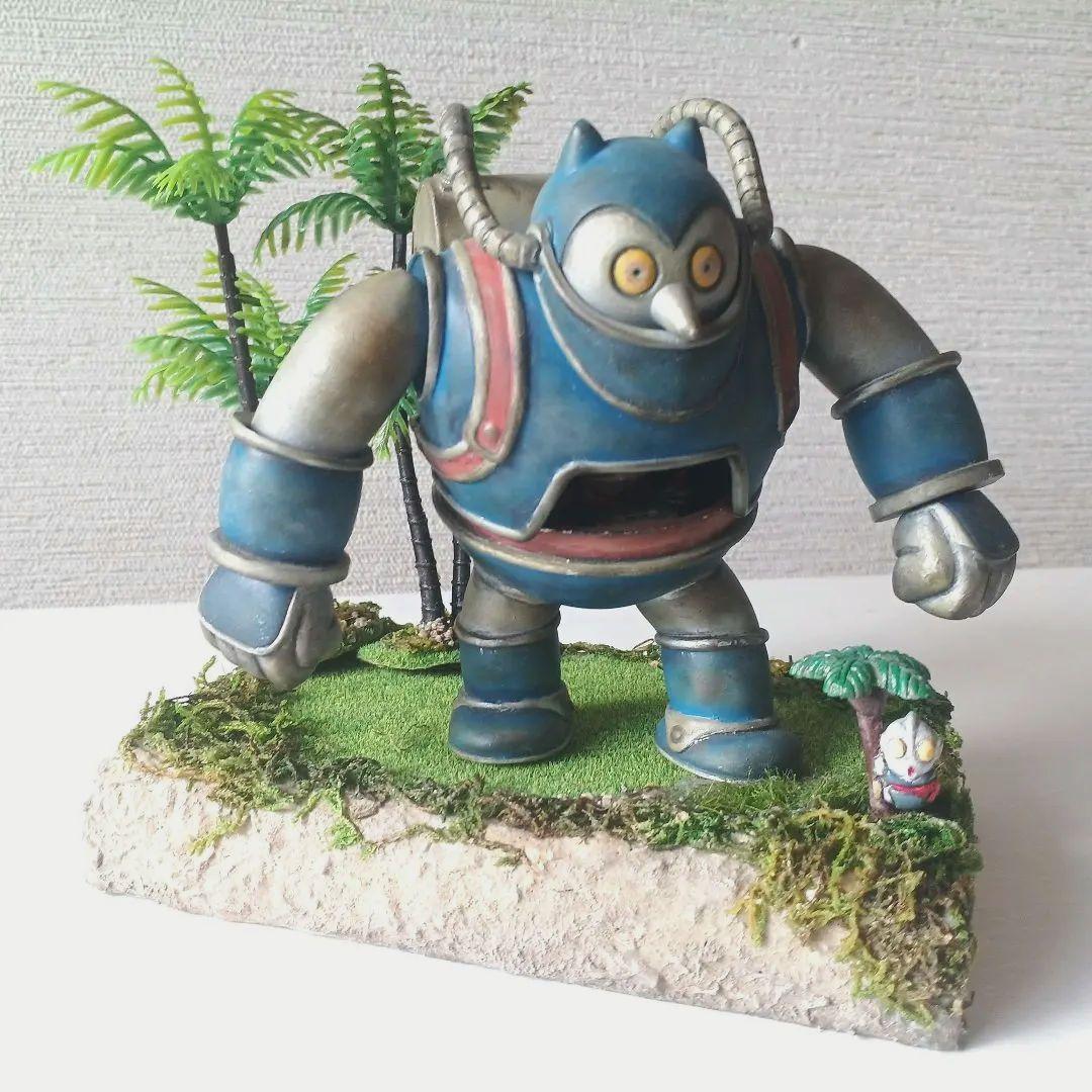 【バンダイプラモデル】Dr.スランプアラレちゃんキャラメルマン１号ジオラマ完成品