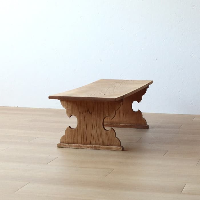 アンティーク ケヤキ 書机 無垢材 文机 ローテーブル 古家具