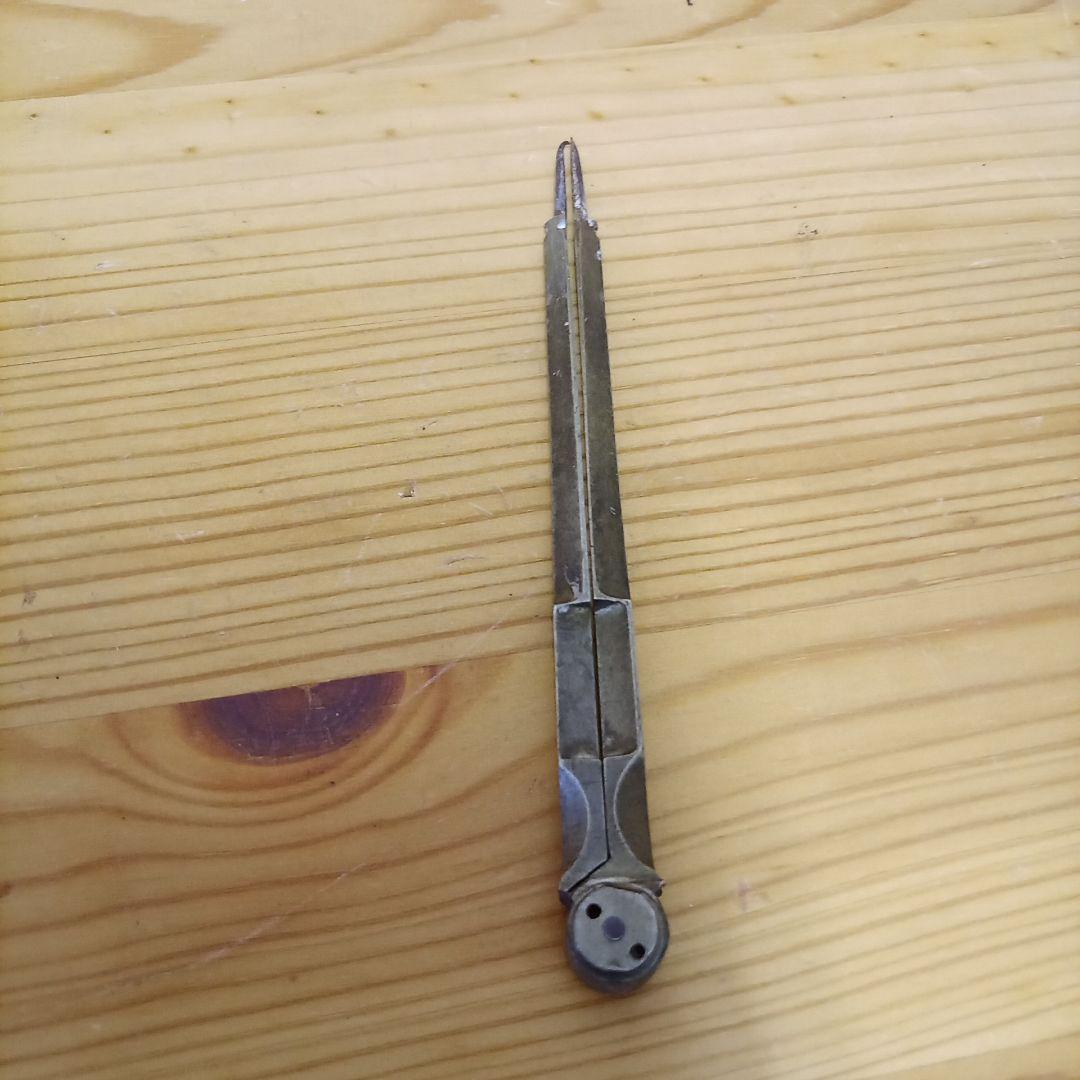 レトロ　製図用のコンパス