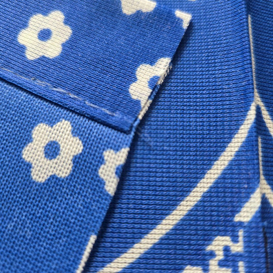 キャンディキャンディ　のれん　青系　2枚セット　昭和レトロ　新品