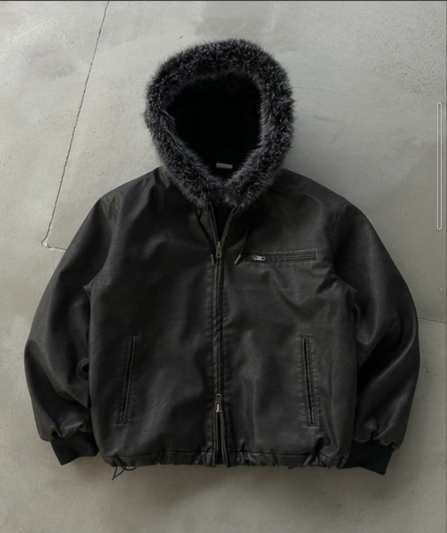 【wishforever】2wayダブルジップブルゾン