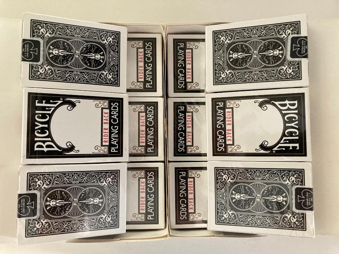 BICYCLE RIDER BACK 黒 24個