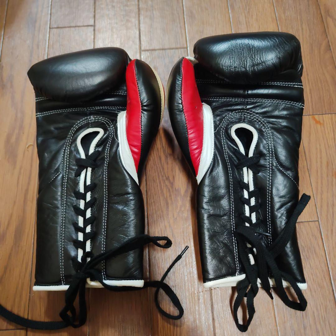 GRANT ボクシンググローブ 黒/赤 メキシコ製