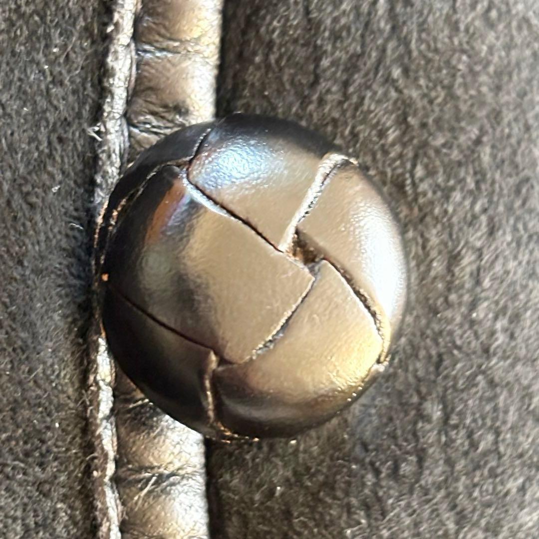 Sawyer of Napa USA製 フード付きスエードムートンコート メンズ