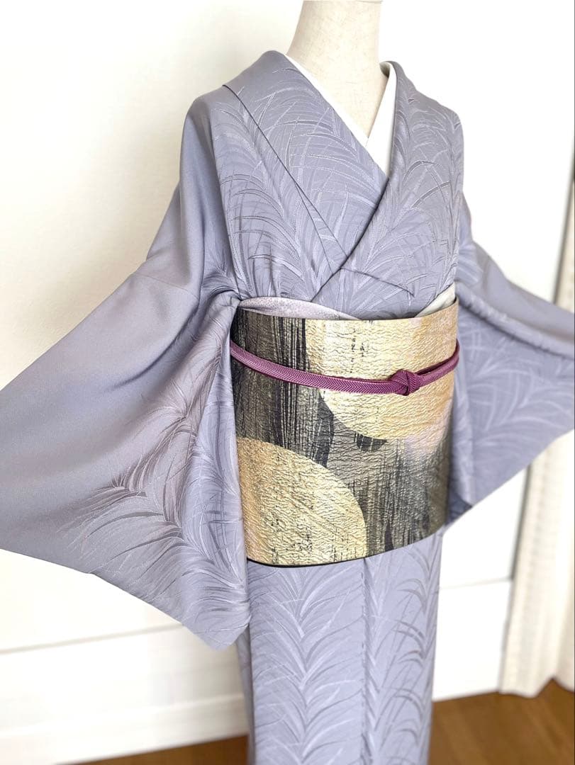 美色 色無地付下げ 大王松 トールサイズ裄丈67