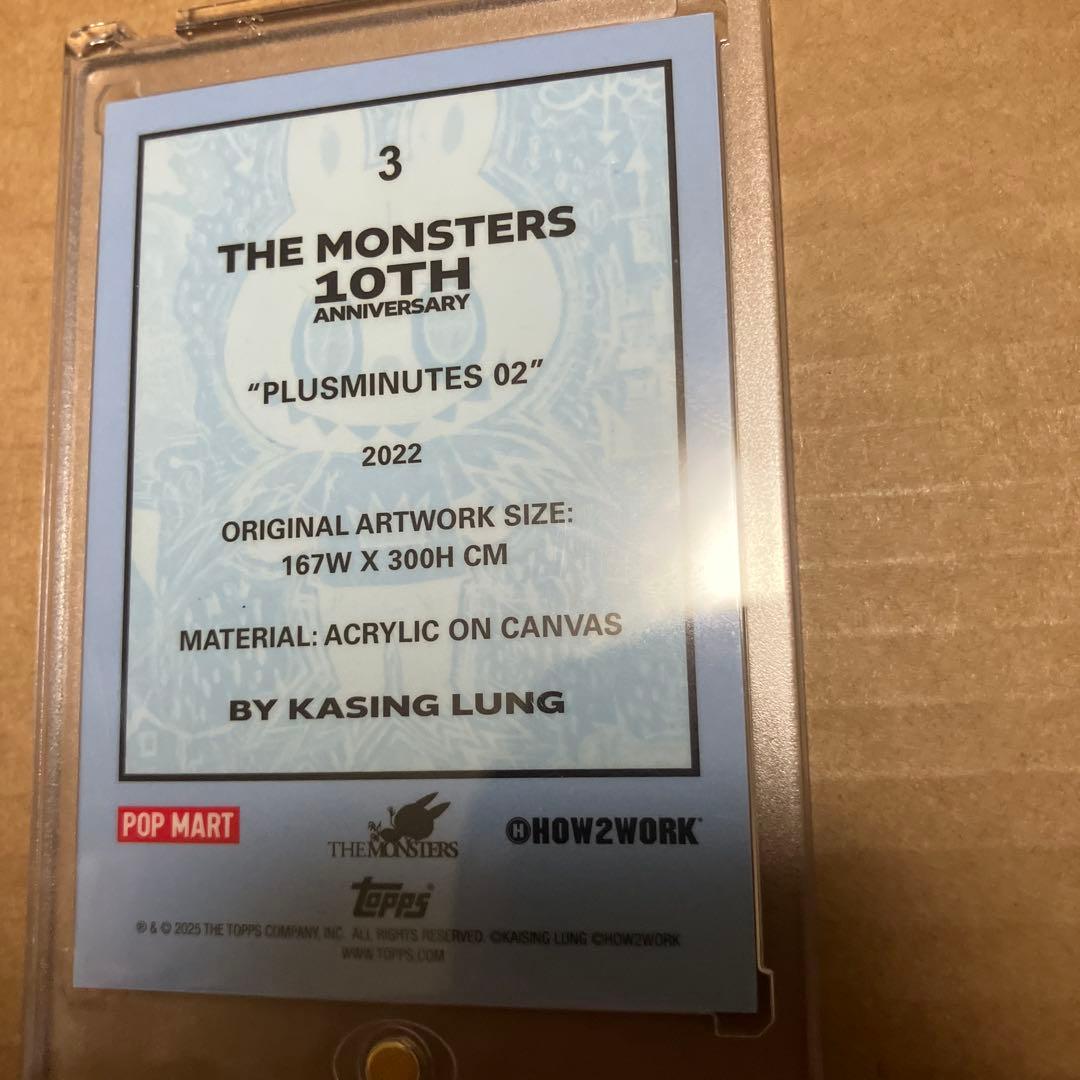 topps ラブブ　サイン　labubu