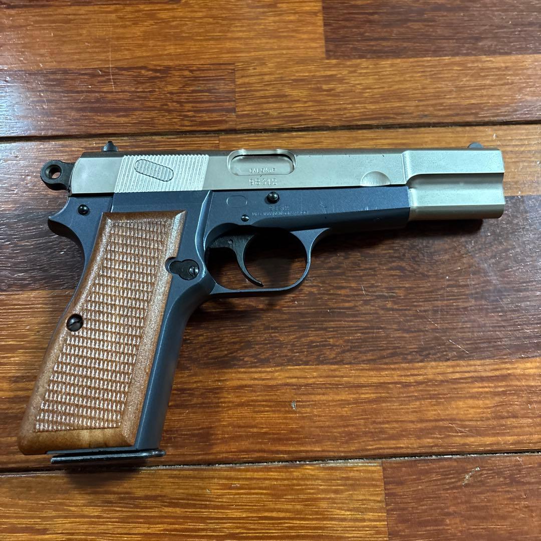 タナカワークス　ブローニングハイパワー　m1935　ハーフシルバー　ガスガン