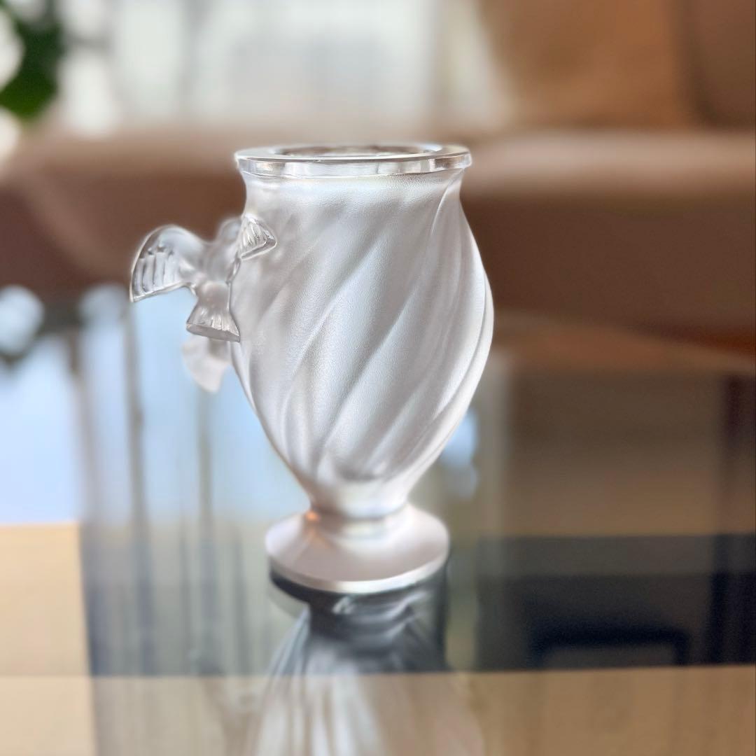 Lalique ルネ・ラリック　花瓶　フラワーベース