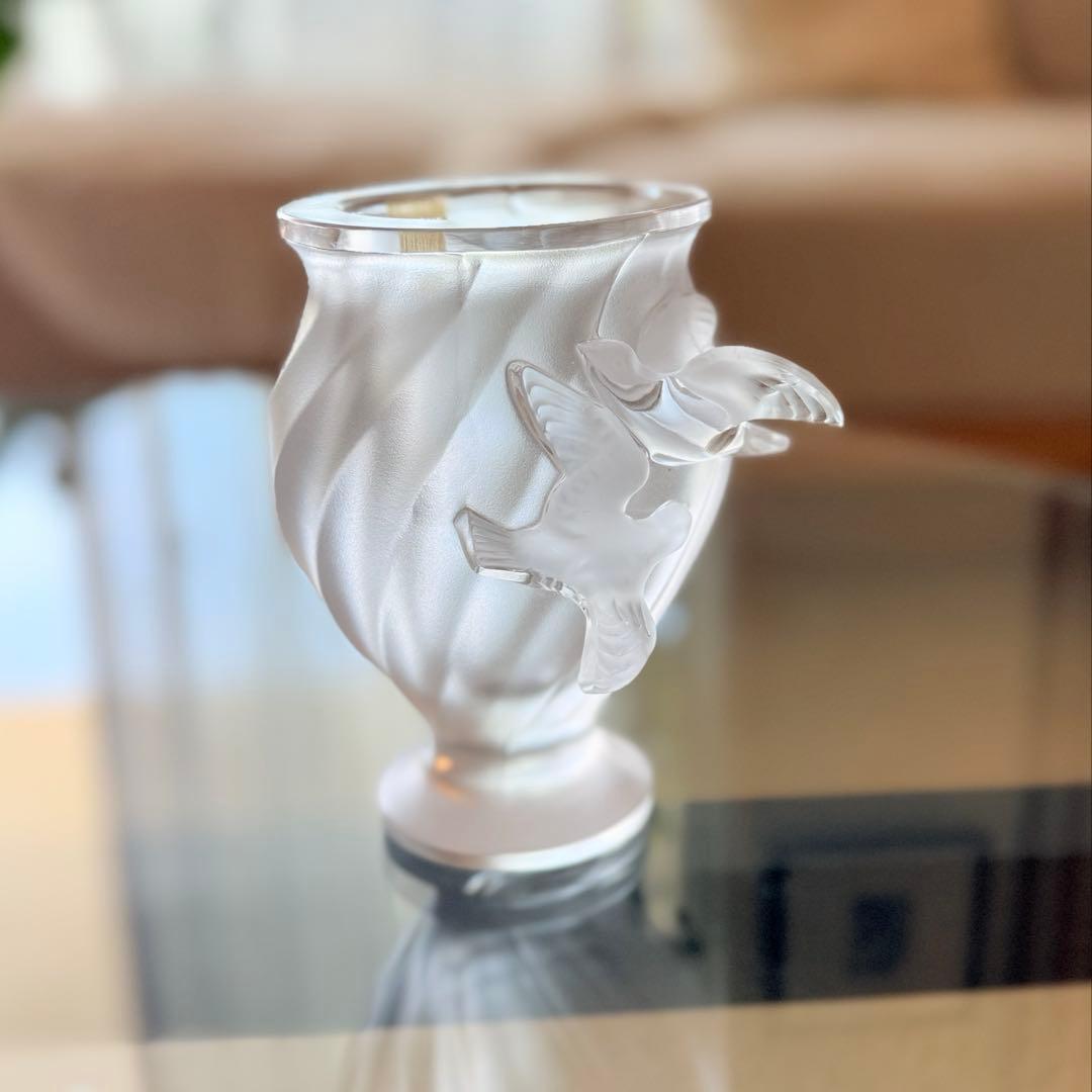 Lalique ルネ・ラリック　花瓶　フラワーベース