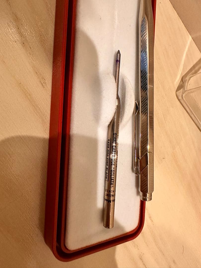 カランダッシュ 849 クレノ ボールペン エクリドール 高級 シルバー 銀色