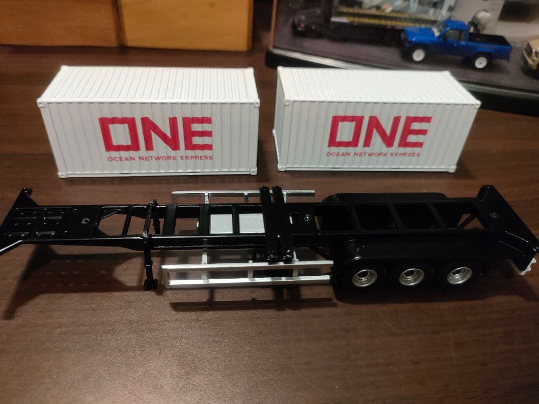 perka timemicro アクトロス コンテナ トレーラー 1/64