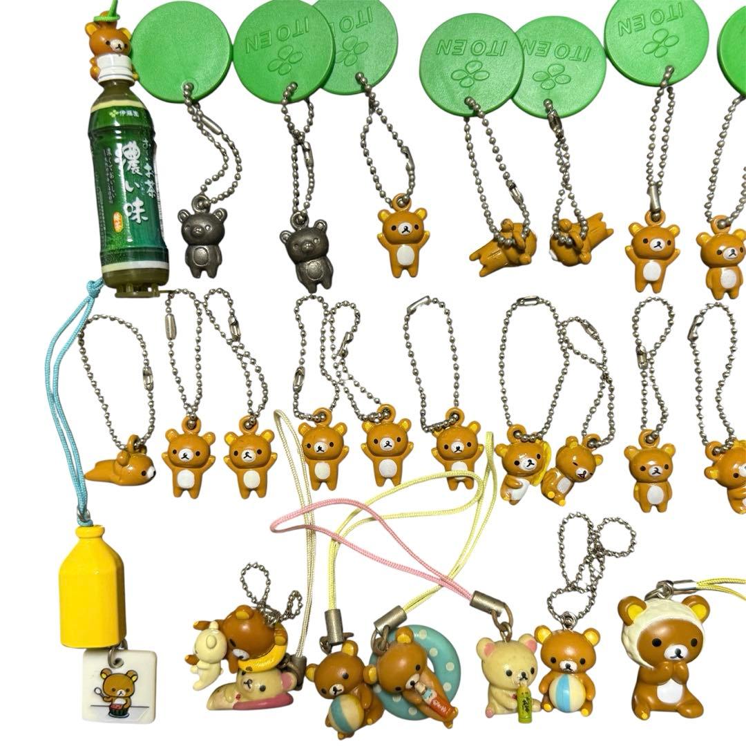 希少 大量 おーいお茶 リラックマ ストラップ 根付 キーホルダー キーチェーン