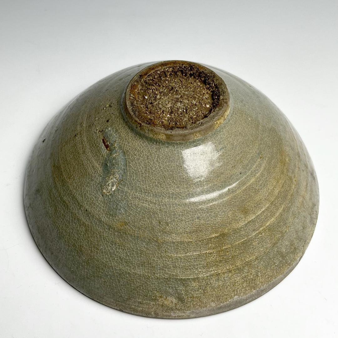 高麗青磁茶碗 李朝・高麗 朝鮮古陶磁 中国古玩 朝鮮美術 骨董品時代 A456