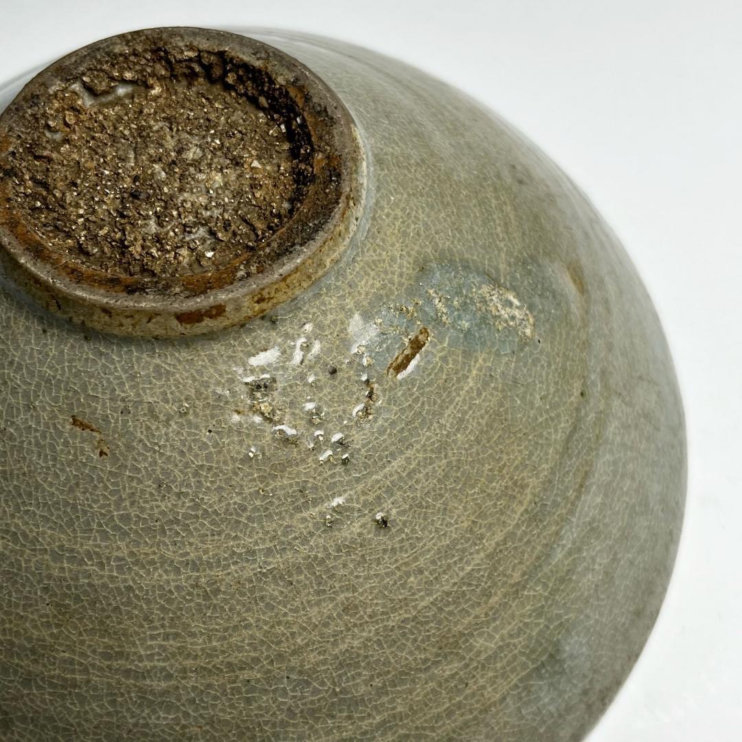 高麗青磁茶碗 李朝・高麗 朝鮮古陶磁 中国古玩 朝鮮美術 骨董品時代 A456