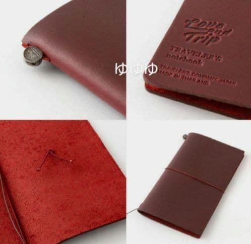 トラベラーズノート レギュラーサイズ LOVE AND TRIP レッド 赤