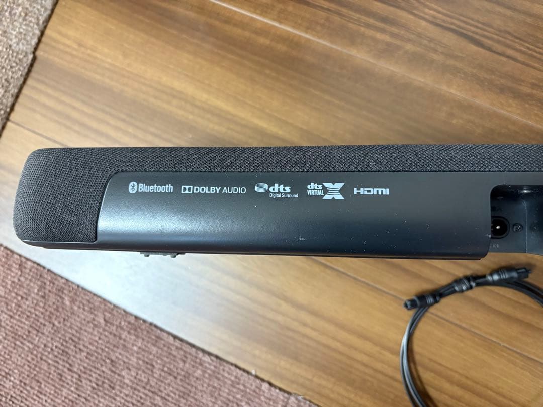 YAMAHA YAS-107 サウンドバー　HDMIケーブル　光ケーブル付き