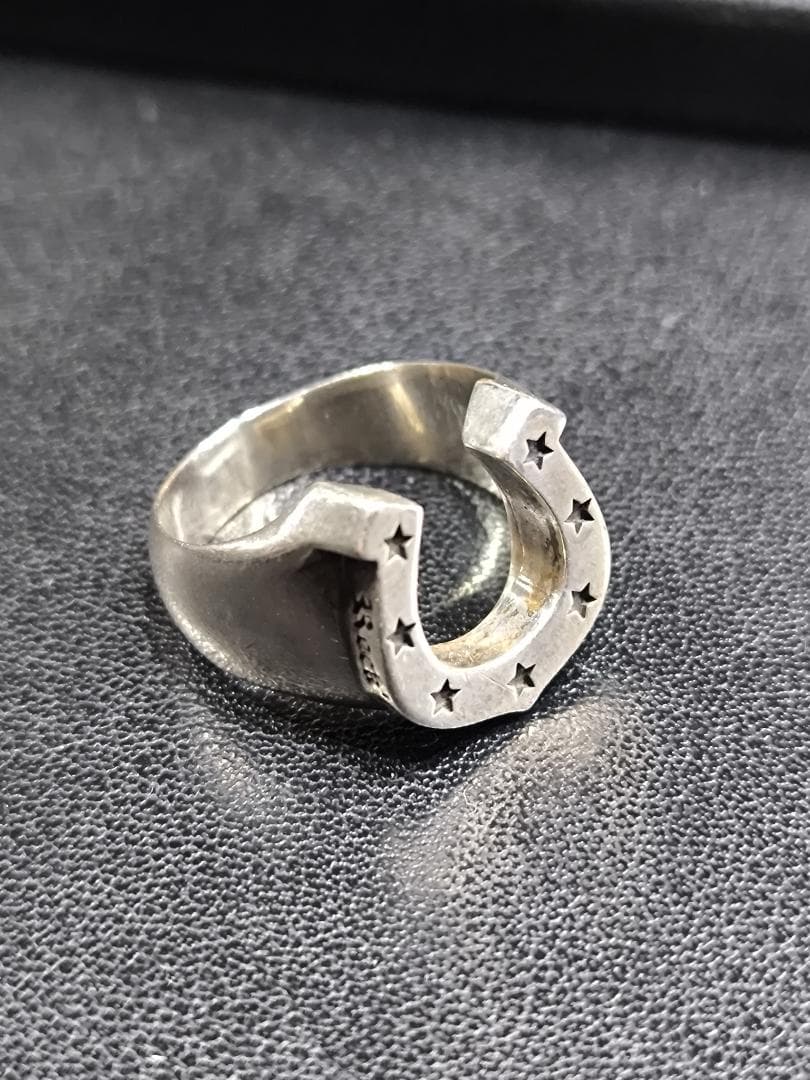 ヴィンテージ 馬蹄型デザイン ホースシュー 925 スターリングシルバーリング