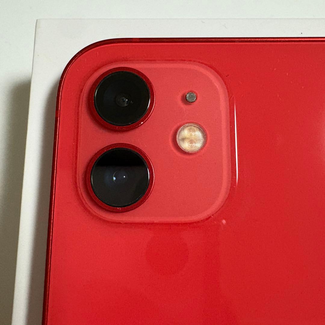 【上美品】iPhone 12 本体 128GB レッド SIMフリー
