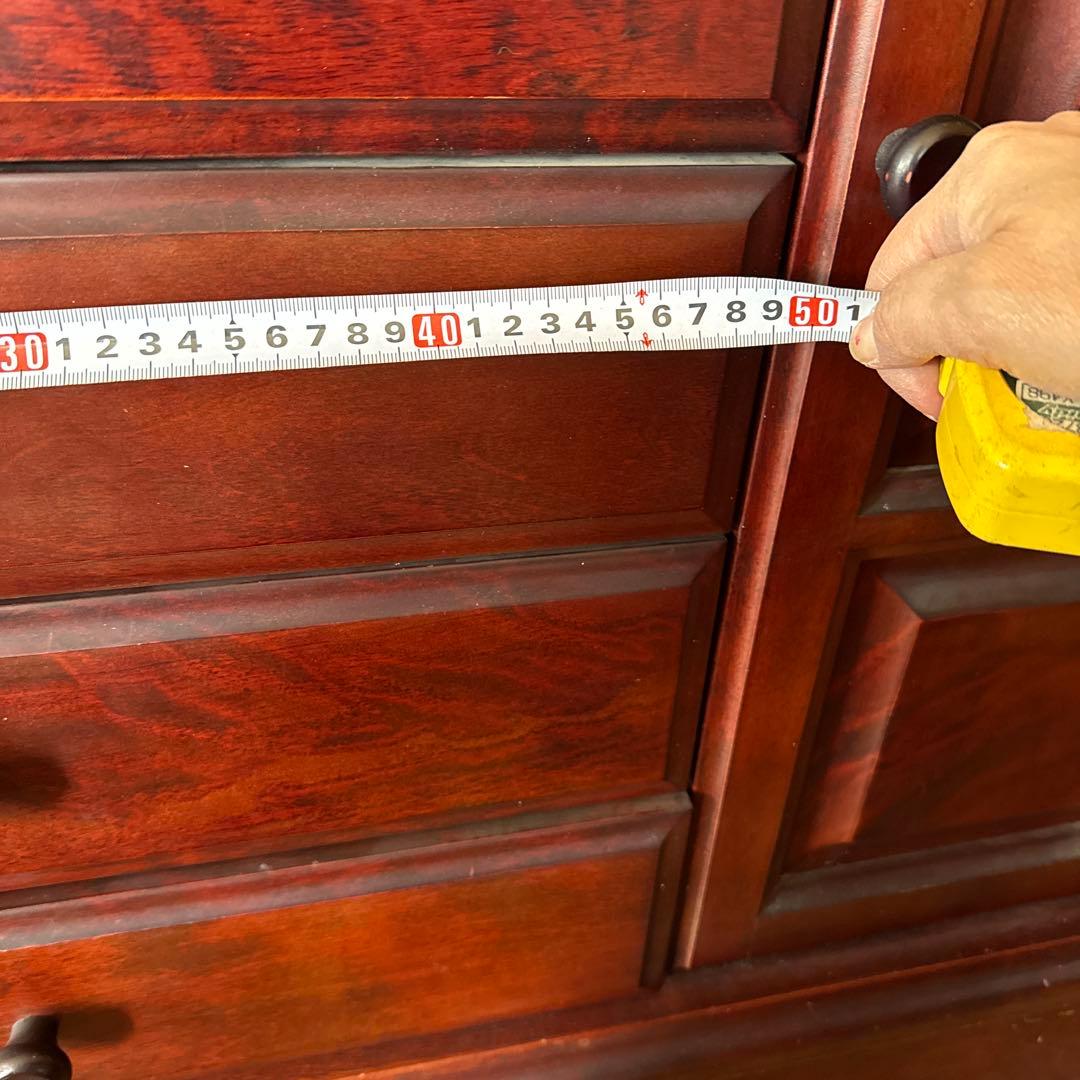 木製ガラス扉付きキャビネット＊アンティーク