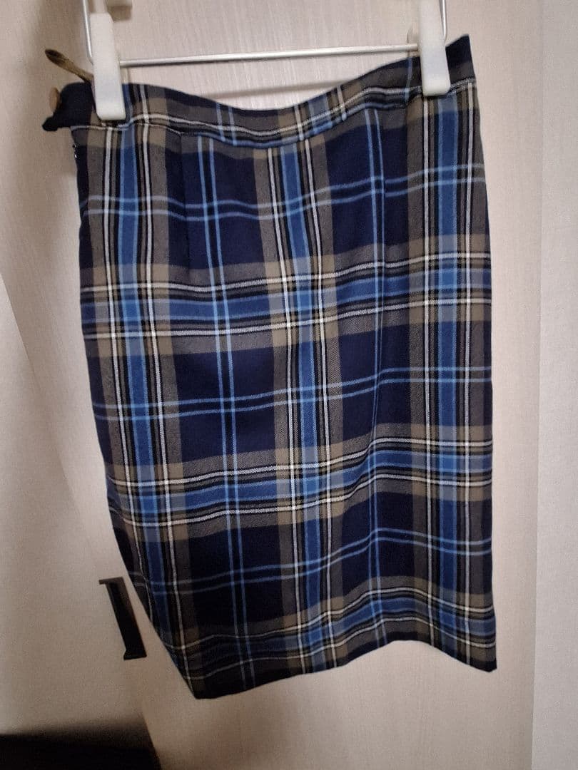 ヴィヴィアン ウエストウッド 変形 膝丈スカート チェック柄 42