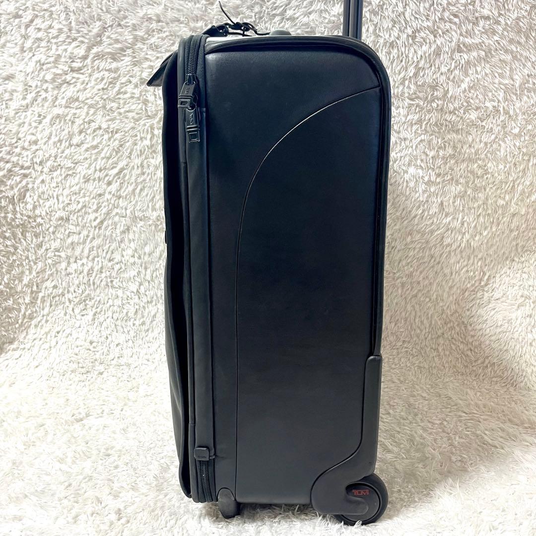 ✨超激レア✨TUMI レザーキャリーケース スーツケース 2輪 機内持ち込み