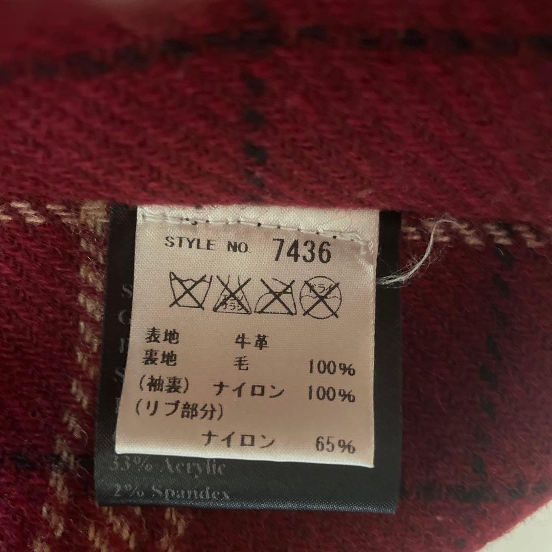 ショット　ライダース　黒　6103us クロムエクセル　茶芯