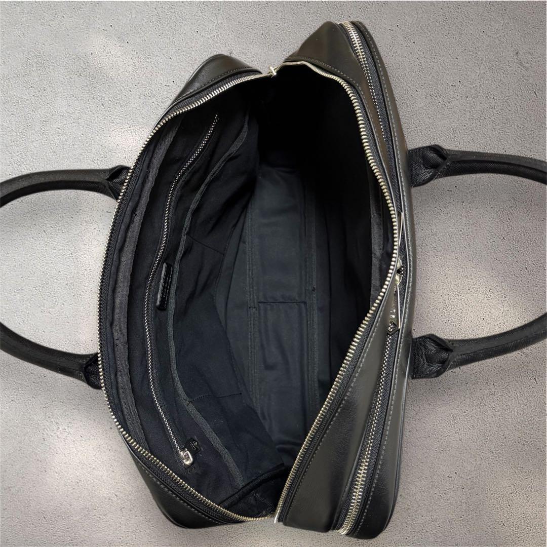 Paul Smith ブラックビジネスバッグ ブリーフケース 2way 2層式