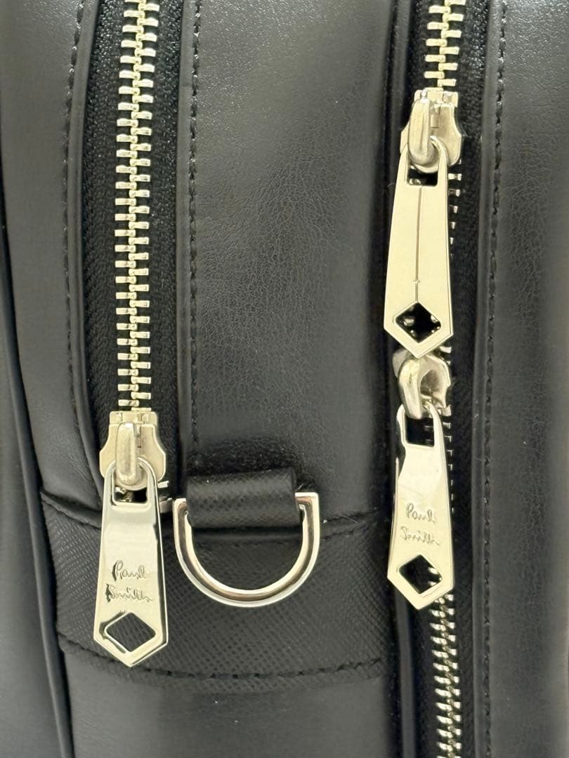 Paul Smith ブラックビジネスバッグ ブリーフケース 2way 2層式