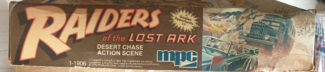 インディ・ジョーンズ レイダース 失われたアーク 砂漠の追跡　プラモデル