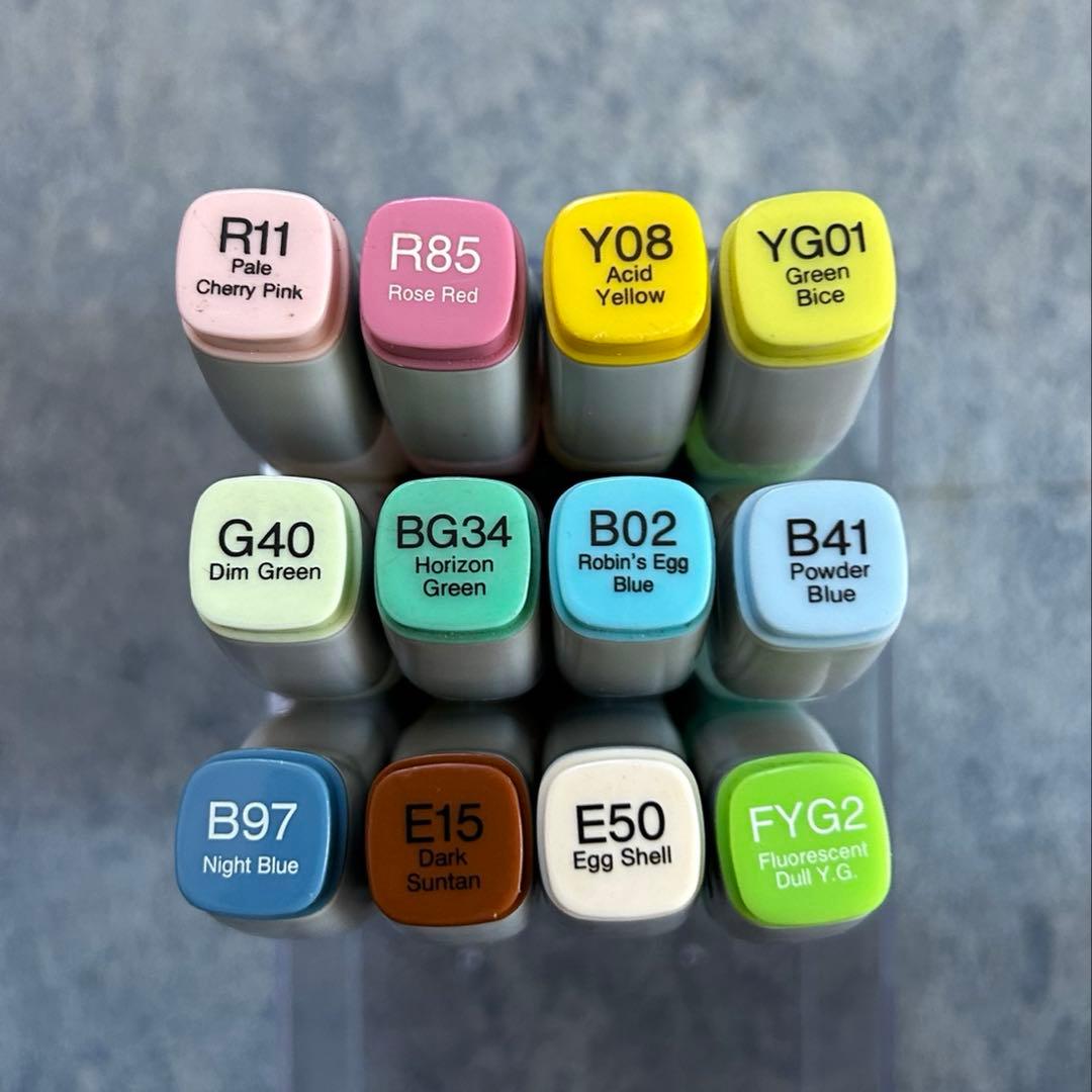 【中古品】 Too コピック バリオスインク 48本セット 被りなし