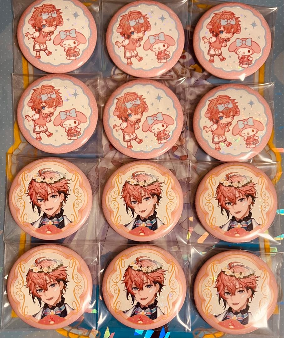 赤城ウェン サンリオコラボ 缶バッチ