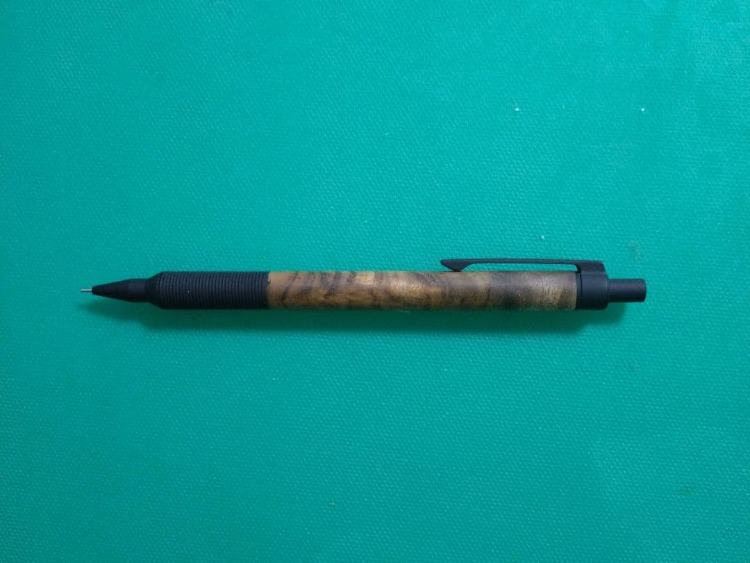 ラダイト ペンシル 銘木モデル 0.5mm Mブラック マーブルウッド