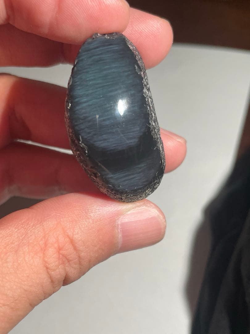 研磨品　十勝石玲瓏セット　①イエローグリーンベース　②淡水色