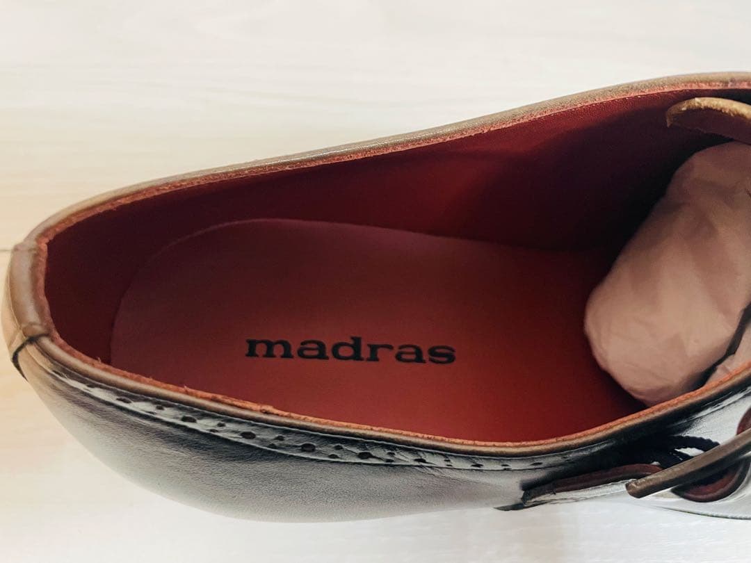 madrasマドラス新品・未使用ビジネスシューズ　マッケイ製法 革底25.5cm