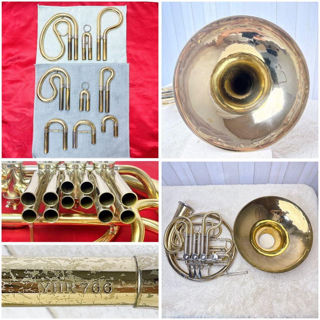 YAMAHA ヤマハ YHR-766 フルダブルホルン マウスピース付き