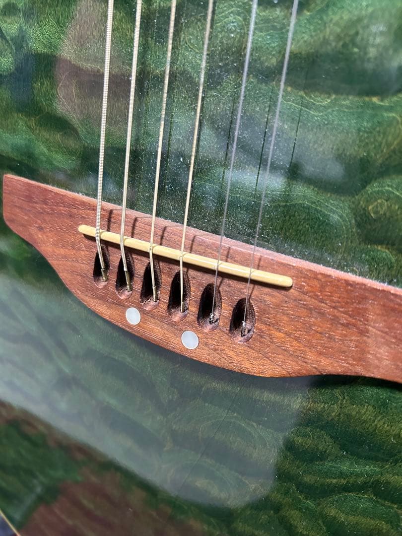 Ovation アコースティックギター グリーン