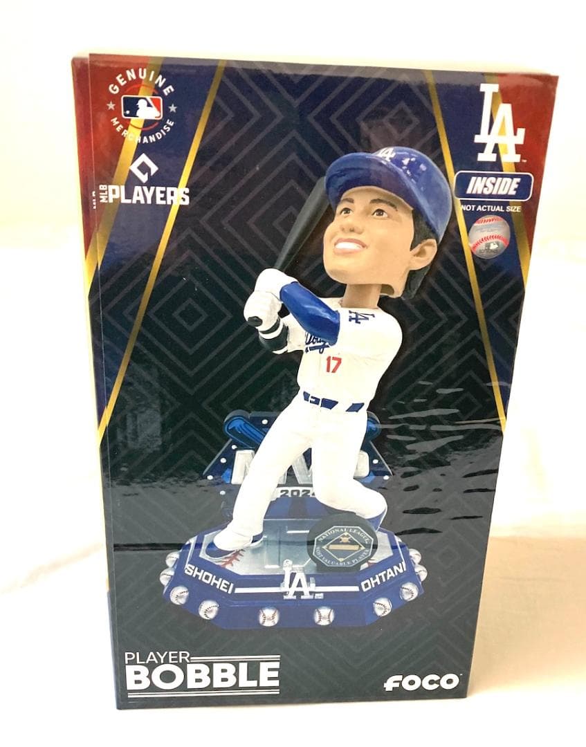 【2024体限定】大谷翔平 MVP記念 バブルヘッド 19cm LAドジャース