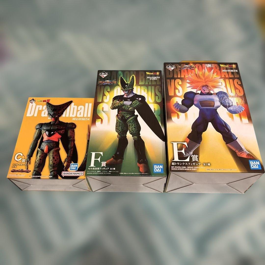 一番くじ ドラゴンボール セル(第一形態) セル完全体 超トランクス 3点セット