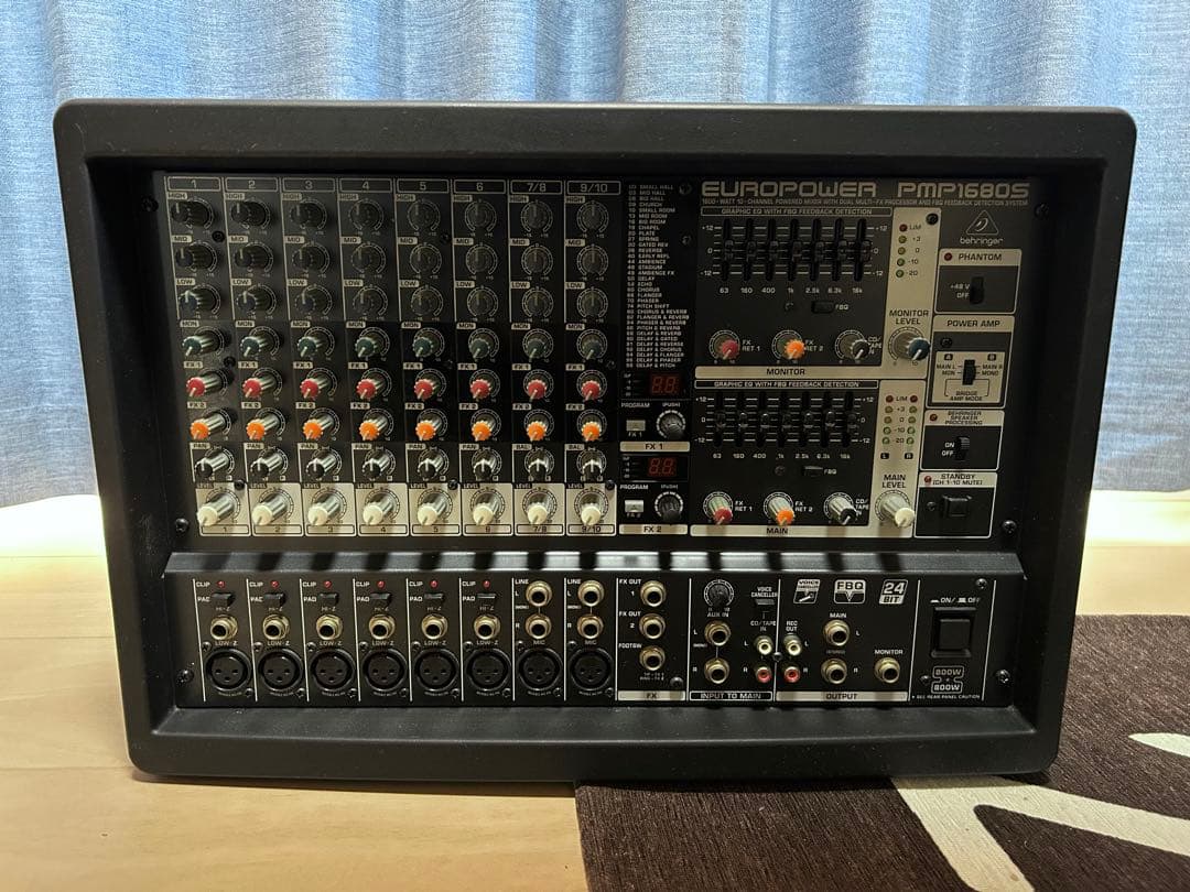 新品 BEHRINGER PMP1680S EUROPOWER パワードミキサー