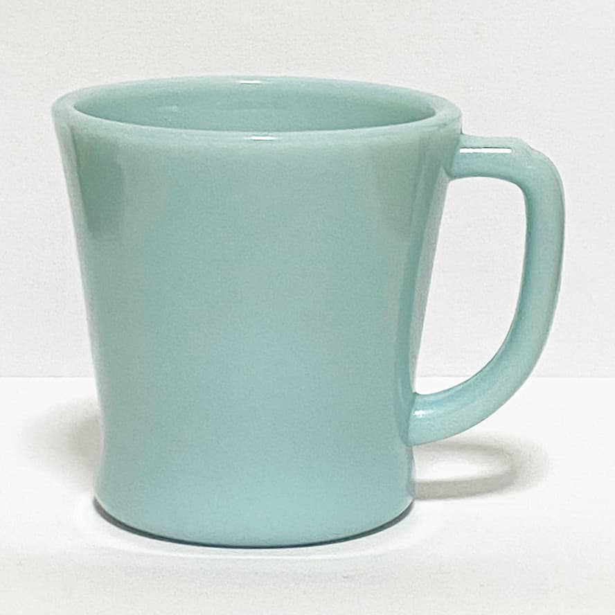 fire king D ハンドル マグ ターコイズブルー １点　＃005