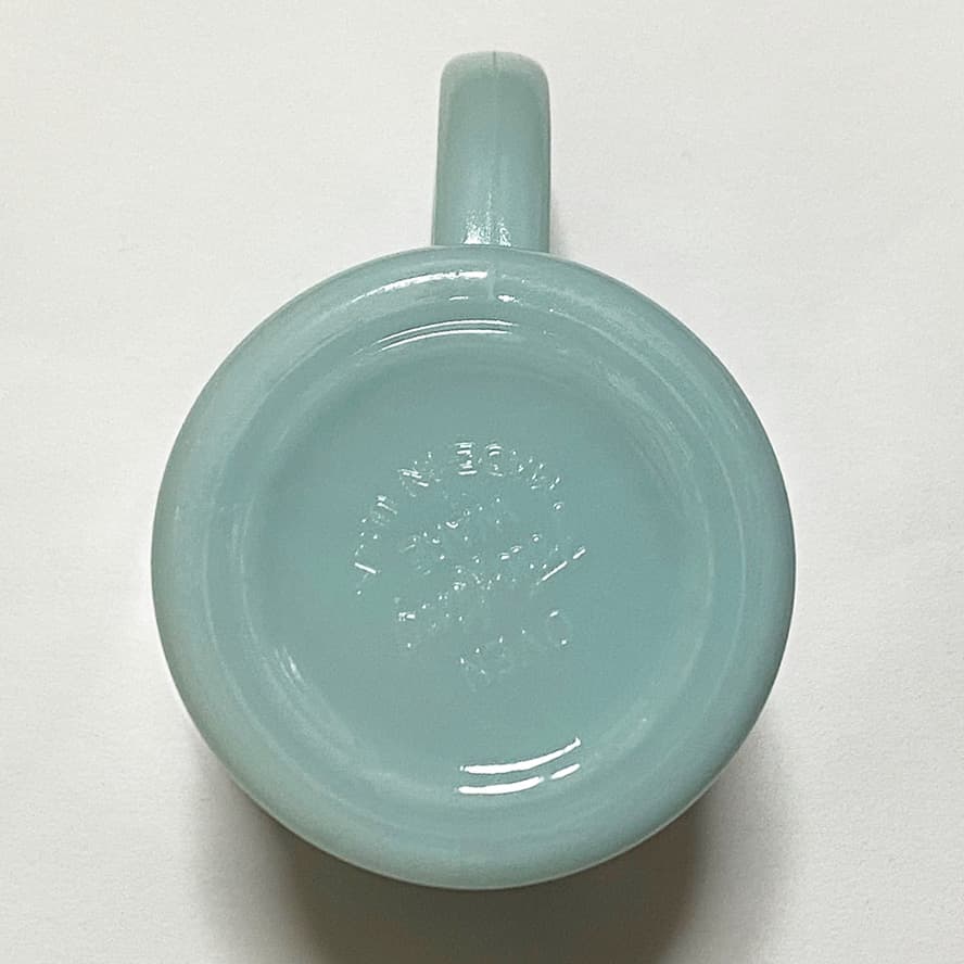 fire king D ハンドル マグ ターコイズブルー １点　＃005