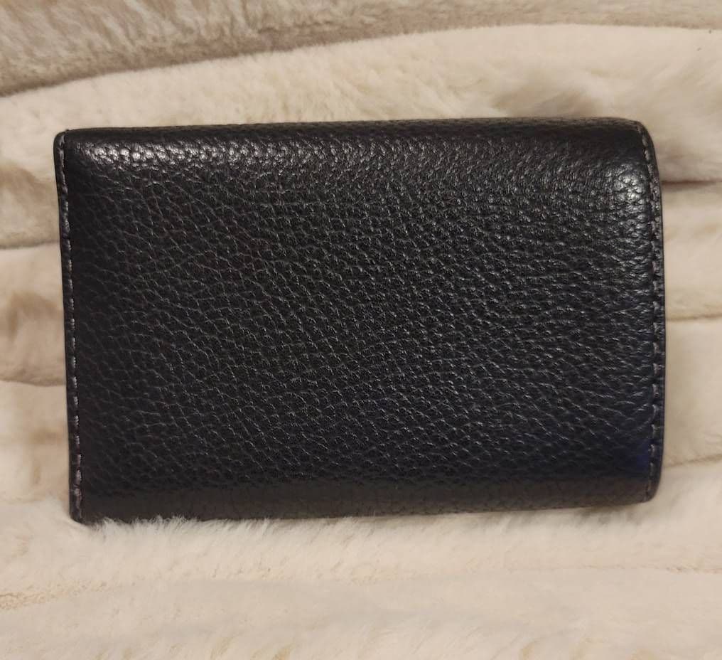 COACH ミニ トライフォールド ウォレット 三つ折り財布 ブラック